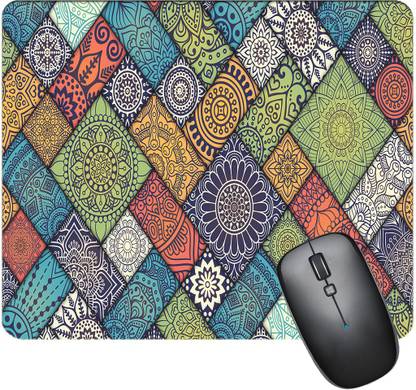 BNST Mouse pad for pc Anti Skid Heroes Designer "Colorful Abstract Design " Mouse pad Printed Mousepad for laptops and Computers Gaming Mousepad (Multicolor) Mousepad