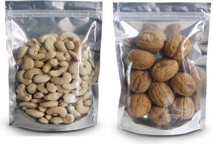 charon enterprise 100% NATURAL CASHEW AND ALNUTS KAJU AND AKHROT 500G Cashews, Walnuts