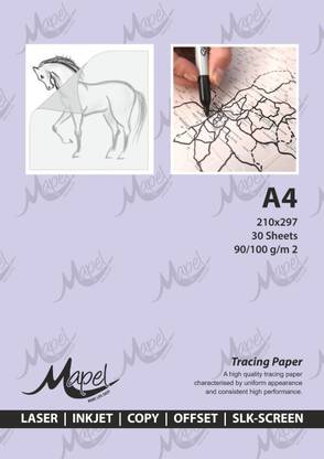 MAPEL TRACING PAPER UNRULED A4 90 gsm A4 paper