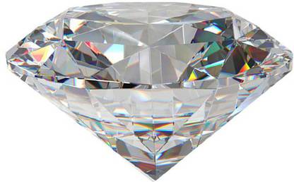 MAYA GEMS White Diamond Gemstone (Zircon) Diamond Stone