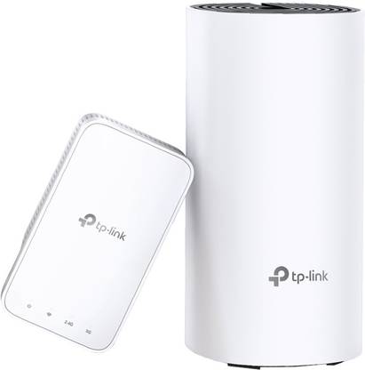 TP-Link Deco M3 (2-Pack) Mesh Router 2.4 GHz, 5 GHz 1200 Mbps Wifi Speed Dual Band Internal Antenna Ethernet (Cable Broadband)