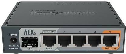 MikroTik RB760IGS Router 5 GHz 1024 Mbps Wifi Speed Dual Band Internal Antenna Ethernet (Cable Broadband)