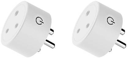 Zunpulse WiFi Enabled Round 16A 220V-250V- Combo of 2 Smart Plug