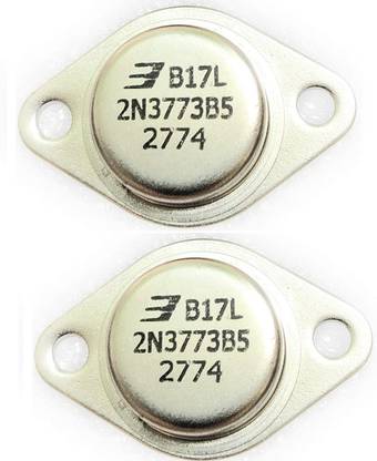 RISARYA 2PCS SET OF 2N3773 BEL ORIGINAL NPN SILICON POWER TRANSISTOR,16A,160V,TO-3 METAL CAN,SWITCHING AND AMPLIFIER TRANSISTOR NPN Transistor
