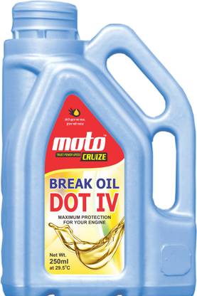 Moto Cruize Break Oil DOT IV Maximum Protection For Your Engine (250 ML) Brake Oil