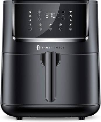 taotronics Air Fryer, Large XL 6 Quart 1750W Oven with Touch Control Panel, 11 Preset Menus and 50 Recipes for Roast, Reheat, Bake, Nonstick Easy Clean, Auto Shut Off, Black Air Fryer