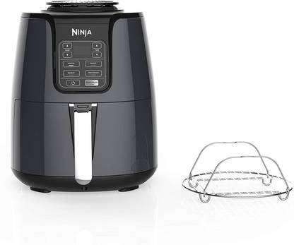 Ninja Smart WiFi Air Fryer(100 Recipes), Digital Touchscreen with 13 Cooking Functions for Air Frying, Roasting & Keep Warm ,Preheat & Shake Remind, Works with Alexa & Google Assistant, 5.8 QT-Black Air Fryer