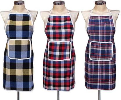 LooMantha Cotton Home Use Apron - Free Size