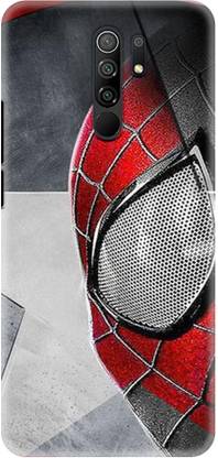 NDCOM Back Cover for Redmi 9 Prime Spiderman Printed