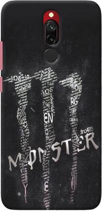 NDCOM Back Cover for Redmi 8 Monster Printed