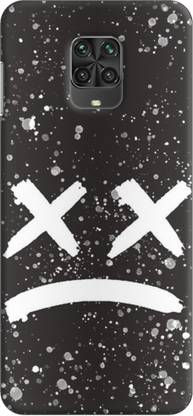 NDCOM Back Cover for POCO M2 PRO Lil Peep Sad Face Printed