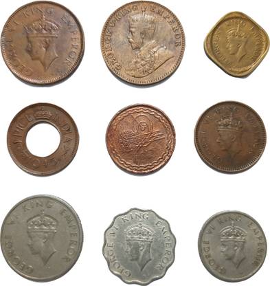 Coins Mart 9 Different British Coin Collection Medieval Coin Collection