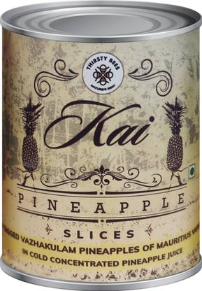 Thirsty Bees Kai Fresh Fruit Pineapple Juice Canned with Slice