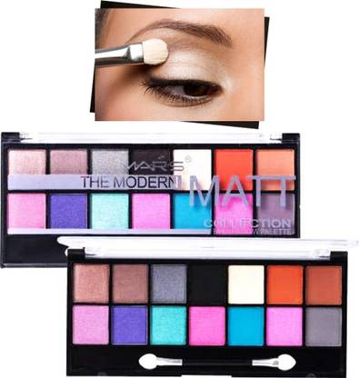 MARS Modern Matte Eyeshadow Palette (Perfect Matte) 18 ml