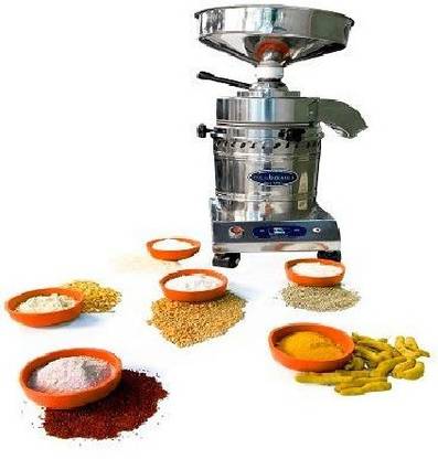 newBasics 1 HP Round Table Top Round Ghar Ghanti - Single Phase 1 Motor - Atta Chakki Flourmill