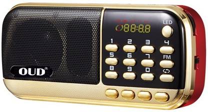 OUD OD-SM320 FM RADIO Speaker Portable Multimedia Retro Wireless FM Radio Music Player FM Speaker with USB Port FM Radio