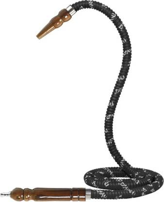 RSS ENTERPRISES Rubber Black Hookah Hose 1 m