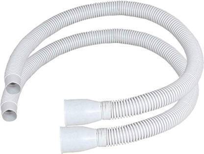 PBROS Pack of 2 Flexible PVC Long Socket Waste Drain Pipe Hose Pipe