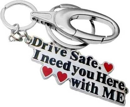 kia DRIVE SAFE KEY CHAIN FULL METAL HIGH QUALITY FOR MEN,WOMEN,GIRL,BOYS,CAR,BIKE,GIFT-1 Key Chain
