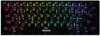 GAMDIAS HERMES E3 Wired USB Standard Gaming Keyboard Compatible with Desktop, Laptop, Mac