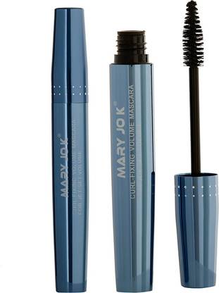 MARY JO K Curl Fixing Volume Mascara For Jet Set Volume (Jet Black) 7 ml