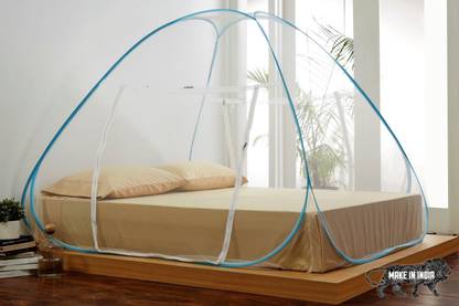 Healthgenie Polyester Adults Washable Double Bed Mosquito Net
