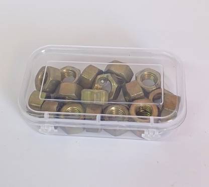 Hardware Nut Hexogon Nuts Thread 8mm (20pcs) Zinc
