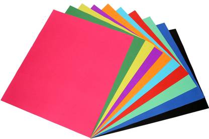 Vardhman Both Side Colored Multi Use Pastel Craft Paper, UNRULED Paper Size ( 70 x 56 cm ) 300 GSM 300 Multipurpose Paper