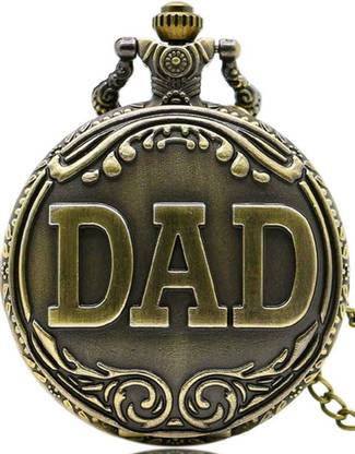 SB FASHION POINT DAD POCKET WATCH SBDAD02 ZINC Watch Metallic Pocket Watch Chain
