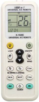 Nsinc 1000 in 1 Universal Air Conditioner Remote,j with Dual sensors for Better Range, Compatible NA Remote Controller