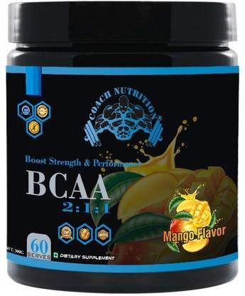 COACH NUTRITION BCAA Boost Strength & Performance 300gm (Mango Flavour) BCAA
