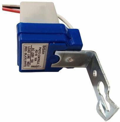 ACE-INNOVATIONS Plastic 220 V Auto Day/Night on/off Photocell LDR Sensor Switch (White) Smart Kit