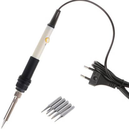 Buyyart New Original Imported 30w Adjustable Temperature Electric Portable Iron Soldering Station With 5Pcs Bit 30 W Temperature Controlled