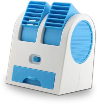 Casa Tech New Blade less Portable Mini Cooler with Fragrance Air Ball Packet & USB Cooler Fan Latest And cool Mini Cooler & Portable Dual Blade less Small Air Conditioner Water Air Cooler Powered by USB & Battery Use of Car/Home/Office. USB Air Cooler