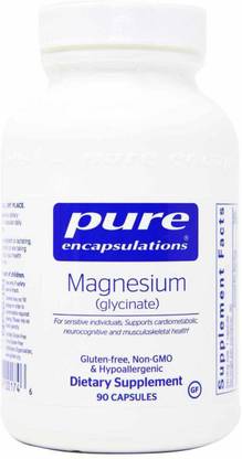Pure Encapsulations Magnesium (Glycinate), 90 Capsules