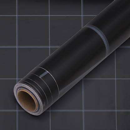 iSpace Vinyl Abstract Black Wallpaper