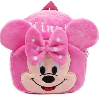 BETRENDING Cute Mini Soft Velvet Kids School/Nursery/Picnic/Carry/Travelling Bag - 2 to 5 Age Waterproof Backpack Plush Bag