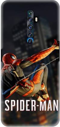 NDCOM Back Cover for RENO2 Z Spider Man Printed