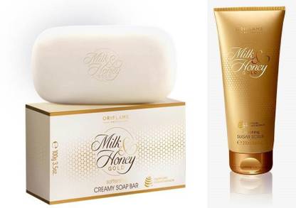 Oriflame Milk &honey Soap Bar & Scrub