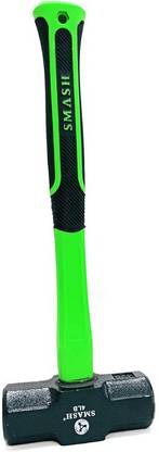 DARIT SMASH Sledge Hammer, Steel-Head Fiberglass Handle Shock-Resistant Along with Corrosion-Resistant Surface (4 LB 12 Inch) Sledge Hammer