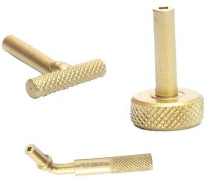 FIXKIT 3 Pieces Multi-Vehicle Tappet Setting Key Square Hole Key Tools for Motorbikes_ Lever Tool