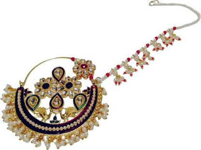 KPR COLLECTION Amber Gold-plated Plated Brass Nathiya