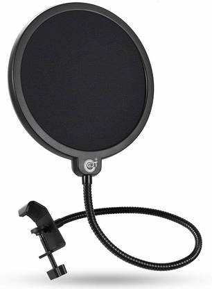 Blue Panther Microphone Pop Filter Mask Shield For Blue Yeti and Any Other Microphone, Mic Dual Layered Wind Pop Screen With A Flexible 360° Gooseneck... Microphone