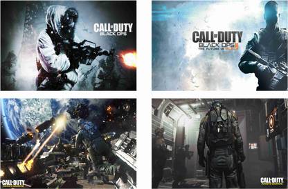 Call of Duty C Poster Set of 4 Posters With Gloss Lamination M11 Paper Print