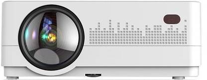 balliatic LCD HD Projector 720p,1080p, 3000 Lumens, 3D Portable Projector with Upto 50,000 Hours Lamp Life, with Inbuilt WiFi & Speaker, for Education, Business Projects and Home Solutions (3000 lm / 2 Speaker) Portable Projector