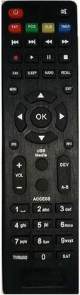 Kishore Traders Compatible Remote Control for Solid 2 PVR Digital Set Top Box / DTH Recording Remote solid, Solid HDS2-6069 Remote Controller