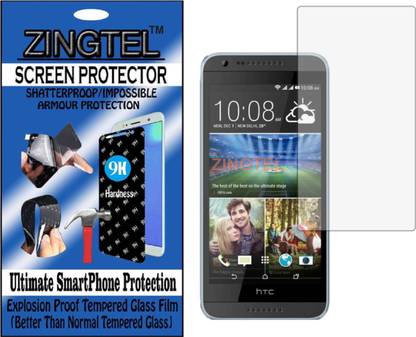 ZINGTEL Tempered Glass Guard for HTC DESIRE 620G (Flexible, Unbreakable)