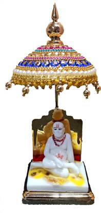 S A Gifts Sai Amrut Shree Swami Samarth Decorative Showpiece  -  9 cm