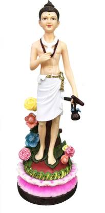 Sri Krishna Culture New Medium Nilkanth Varni Sh. Swaminarayan Murti/Idol-God Idols-Swami Narayan-Height-6 inches-Coloured Decorative Showpiece  -  15.24 cm