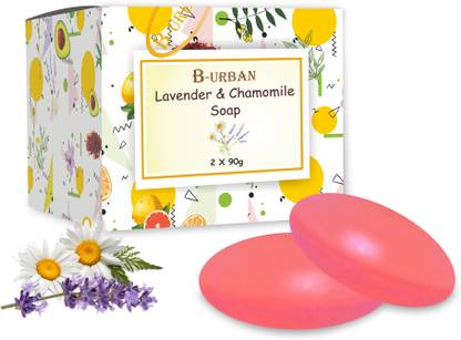 B-Urban Natural Lavender And Chamomile Soap For Healthy & Glowing Skin (2 X 90g)
